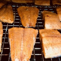 fresh smoked salmon